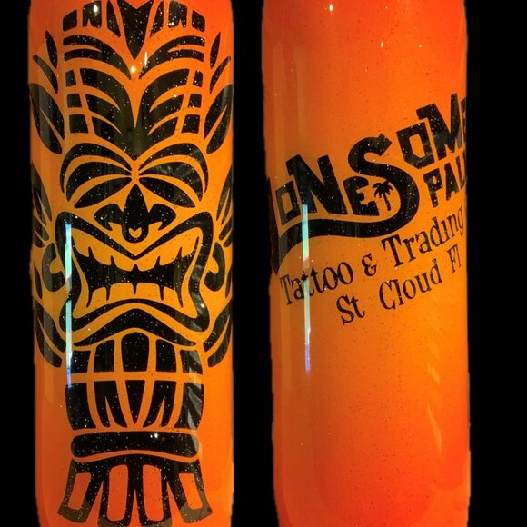 Lonesome Palm Other - Tiki Tumbler - Orange